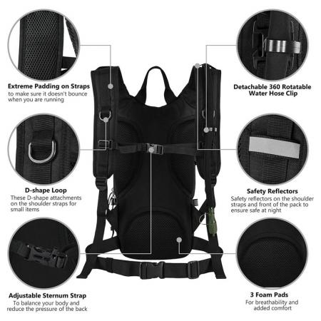 Тактический рюкзак для гидратации 900d