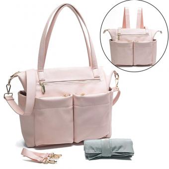 розовая сумка для подгузников