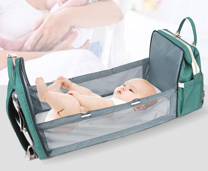 2020 инновационный дизайн 2 в 1 пеленки рюкзак мешок & детская кроватка